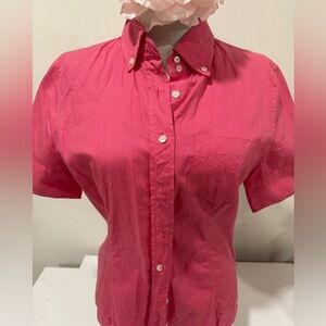 J Crew French Oxford Pinj short sleeve